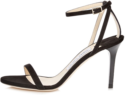 (Women) Jimmy Choo Minny 85 'Black Suede' MINNY85SUE Buy (Women) Jimmy Choo Minny 85 'Black Suede' MINNY85SUE