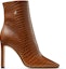 Order (Women) Jimmy Choo Minori 100 Ankle Boots 'Embossed Leather Brown' MINORI100CCL