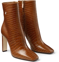 (W) Jimmy Choo Minori 100 壓紋皮革棕色高跟短靴 MINORI100CCL Lookbook (W) Jimmy Choo Minori 100 壓紋皮革棕色高跟短靴 MINORI100CCL