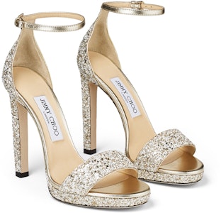 (W) ジミーチュウ ミスティ120 ハイヒールサンダル ''グリッターファブリックシルバー'' MISTY120TIT Order (W) ジミーチュウ ミスティ120 ハイヒールサンダル ''グリッターファブリックシルバー'' MISTY120TIT