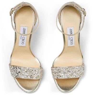 (Women) Jimmy Choo Misty 120 High Heel Sandals 'Glitter Fabric Silver' MISTY120TIT Shop (Women) Jimmy Choo Misty 120 High Heel Sandals 'Glitter Fabric Silver' MISTY120TIT
