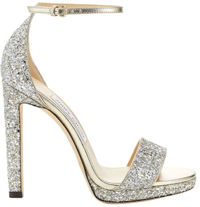 (W) ジミーチュウ ミスティ120 ハイヒールサンダル ''シルバーグリッターファブリック'' MISTY120CGF Order (W) ジミーチュウ ミスティ120 ハイヒールサンダル ''シルバーグリッターファブリック'' MISTY120CGF