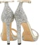 Shop (W) ジミーチュウ ミスティ120 ハイヒールサンダル ''シルバーグリッターファブリック'' MISTY120CGF