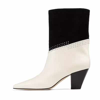 (W) Jimmy Choo Nappa Leather Cowboy Boot 'Black'