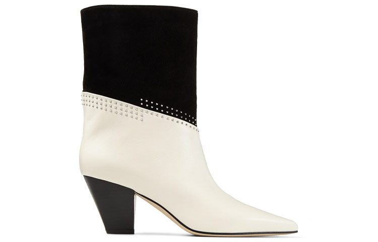 (W) Jimmy Choo Nappa Leather Cowboy Boot 'Black' 圖 2