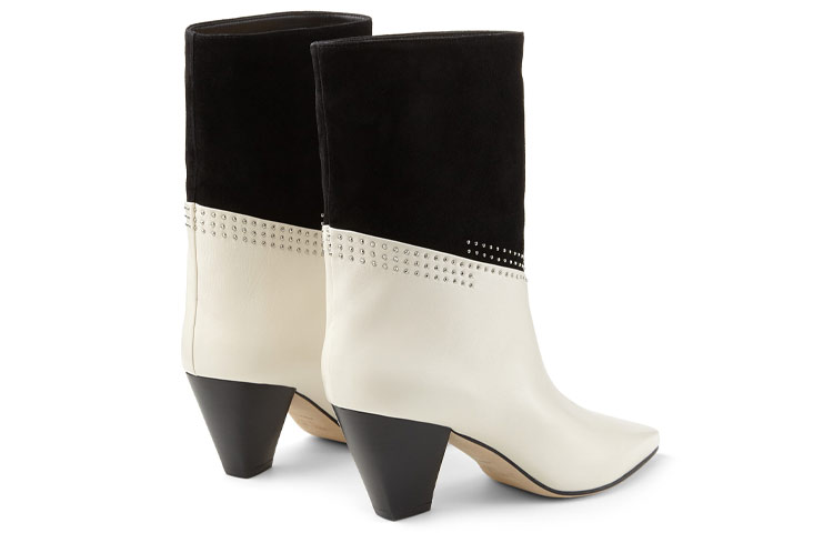 (W) Jimmy Choo Nappa Leather Cowboy Boot 'Black' 圖 4