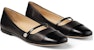 (Women) Jimmy Choo Patent Leather Sneakers 'Versatile Black' ELISAFLATPTZ