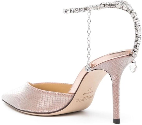 (Women) Jimmy Choo Pointed Toe Mule 'Pink Block Heel' SAEDA85AOF Lookbook (Women) Jimmy Choo Pointed Toe Mule 'Pink Block Heel' SAEDA85AOF