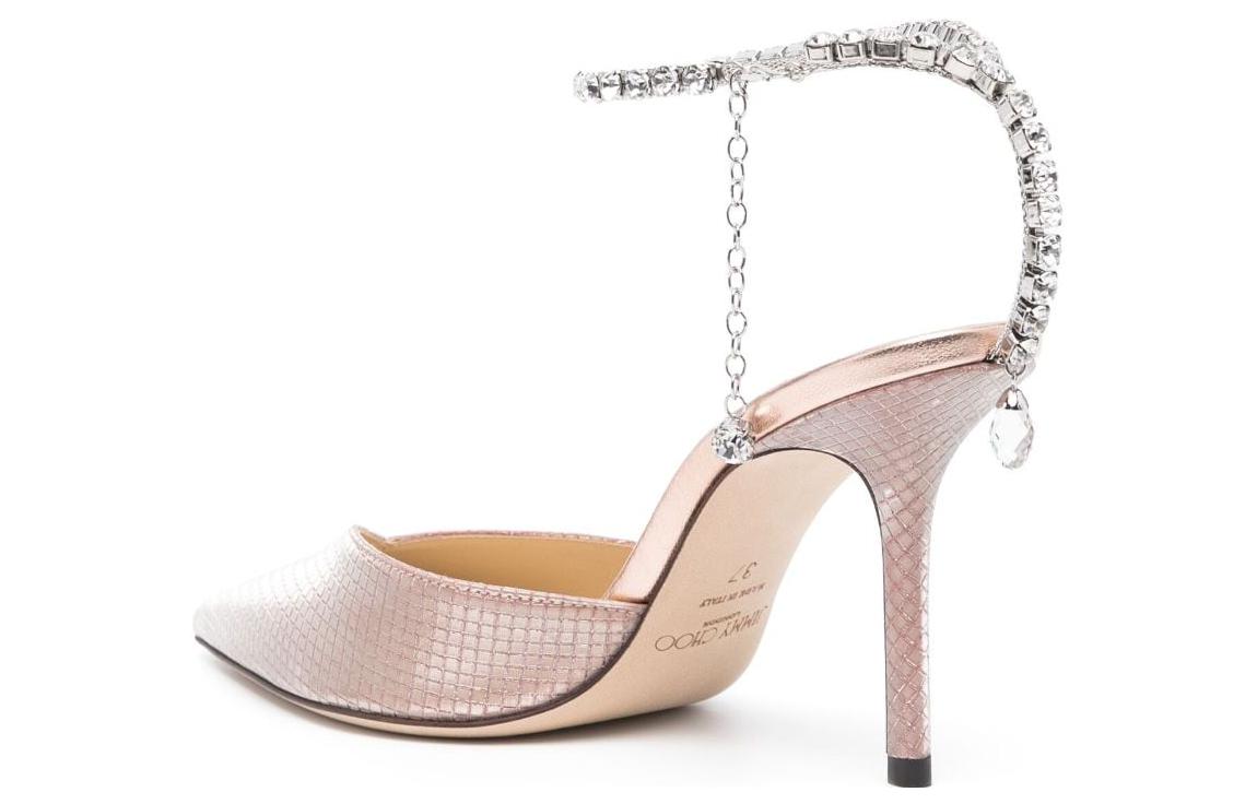 Lookbook (W) Jimmy Choo Mule de Punta Fina 'Tacón Bloque Rosa' SAEDA85AOF