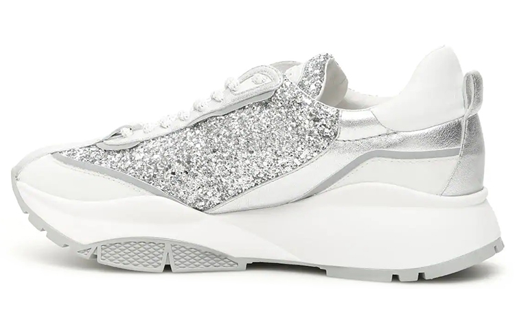 (Women) Jimmy Choo Raine 'Silver Glitter' RAINE-CGC-SILVER-MIX