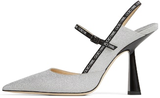 (Women) Jimmy Choo RAY 100 High Heels 'Grey' RAY100FGB (Women) Jimmy Choo RAY 100 High Heels 'Grey' RAY100FGB