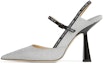 Buy (Women) Jimmy Choo RAY 100 High Heels 'Grey' RAY100FGB