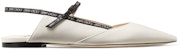 (Women) Jimmy Choo Ree Flat 'Milk White Patent Leather' REEFLATJWR