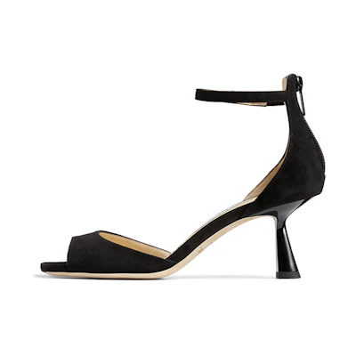 (W) Jimmy Choo Reon 65 'CMFT High Heel Sports Sandal Black'