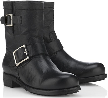 (Women) Jimmy Choo Riding Boots 'Black Biker Leather' YOUTHBKU010003 Lookbook (Women) Jimmy Choo Riding Boots 'Black Biker Leather' YOUTHBKU010003