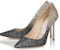 (Women) Jimmy Choo Romy 100 'Black Gold' ROMY100CGD-BLACKNUDE
