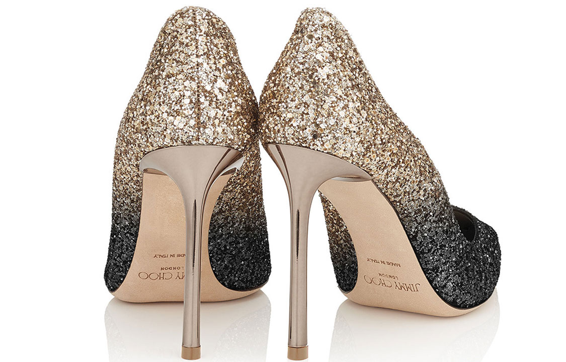 Lookbook (W) ジミーチュー ロミー 100 ''ブラックゴールド'' ROMY100CGD-BLACKNUDE