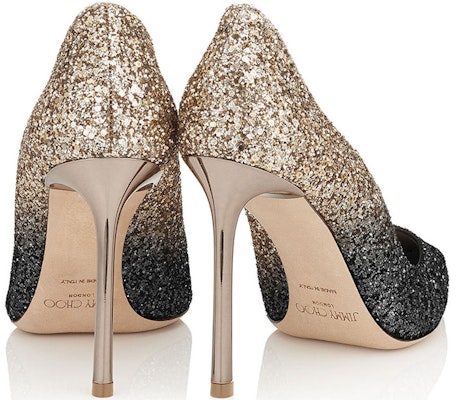 (W) Jimmy Choo Romy 100 'Negro Oro' ROMY100CGD-BLACKNUDE Lookbook (W) Jimmy Choo Romy 100 'Negro Oro' ROMY100CGD-BLACKNUDE