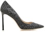 Order (Women) Jimmy Choo Romy 100 'Black Sequin' ROMY100CGF-BLACK