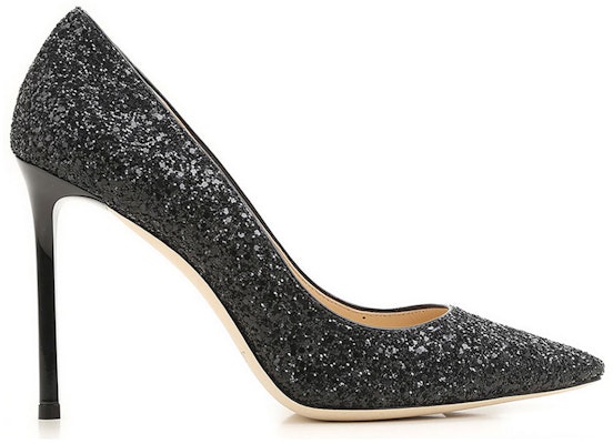 (Women) Jimmy Choo Romy 100 'Black Sequin' ROMY100CGF-BLACK Order (Women) Jimmy Choo Romy 100 'Black Sequin' ROMY100CGF-BLACK