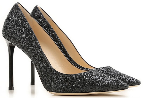 (Women) Jimmy Choo Romy 100 'Black Sequin' ROMY100CGF-BLACK Lookbook (Women) Jimmy Choo Romy 100 'Black Sequin' ROMY100CGF-BLACK