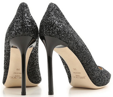 (Women) Jimmy Choo Romy 100 'Black Sequin' ROMY100CGF-BLACK Shop (Women) Jimmy Choo Romy 100 'Black Sequin' ROMY100CGF-BLACK