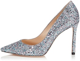 (Women) Jimmy Choo Romy 100 'Sky Blue' ROMY100CGF-BUBBLEGUM-MIX (Women) Jimmy Choo Romy 100 'Sky Blue' ROMY100CGF-BUBBLEGUM-MIX