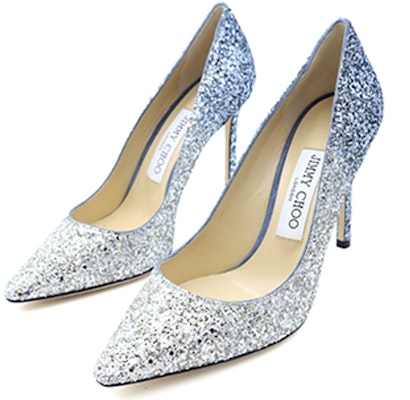 (Women) Jimmy Choo Romy 100 Heels 'Color Block' ROMY100BRESILVERDUSKBLUE Order (Women) Jimmy Choo Romy 100 Heels 'Color Block' ROMY100BRESILVERDUSKBLUE