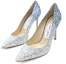 Order (Women) Jimmy Choo Romy 100 Heels 'Color Block' ROMY100BRESILVERDUSKBLUE