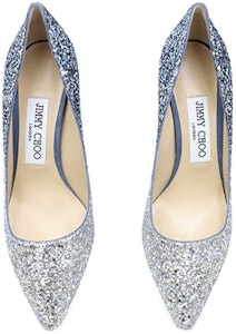 (W) Jimmy Choo Romy 100 高跟鞋 '拼色' ROMY100BRESILVERDUSKBLUE Lookbook (W) Jimmy Choo Romy 100 高跟鞋 '拼色' ROMY100BRESILVERDUSKBLUE