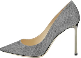 (Women) Jimmy Choo ROMY 10cm Stiletto Heels Dark Grey ROMY100LAGGREY (Women) Jimmy Choo ROMY 10cm Stiletto Heels Dark Grey ROMY100LAGGREY