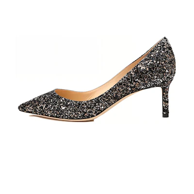 (W) Jimmy Choo Romy 60 'Black Gold'