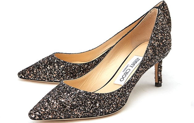 (Women) Jimmy Choo Romy 60 'Black Gold' ROMY60IDF Order (Women) Jimmy Choo Romy 60 'Black Gold' ROMY60IDF