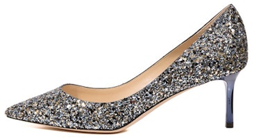 (Women) Jimmy Choo Romy 60 'Blue Pointed-Toe High Heels' ROMY60GFB (Women) Jimmy Choo Romy 60 'Blue Pointed-Toe High Heels' ROMY60GFB