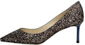 Buy (Women) Jimmy Choo Romy 60 'Gold Black Glitter' ROMY60TGFAMETHYSTMIX