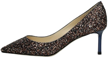 (Women) Jimmy Choo Romy 60 'Gold Black Glitter' ROMY60TGFAMETHYSTMIX (Women) Jimmy Choo Romy 60 'Gold Black Glitter' ROMY60TGFAMETHYSTMIX