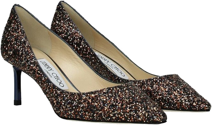 (Women) Jimmy Choo Romy 60 'Gold Black Glitter' ROMY60TGFAMETHYSTMIX Order (Women) Jimmy Choo Romy 60 'Gold Black Glitter' ROMY60TGFAMETHYSTMIX