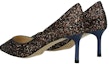 Purchase (Women) Jimmy Choo Romy 60 'Gold Black Glitter' ROMY60TGFAMETHYSTMIX
