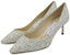 (Women) Jimmy Choo Romy 60 'Silver' ROMY60TITMOONSAND