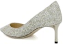Shop (Women) Jimmy Choo Romy 60 'Silver' ROMY60TITMOONSAND
