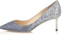 (Women) Jimmy Choo Romy 60 'Silver Blue' ROMY60CGD
