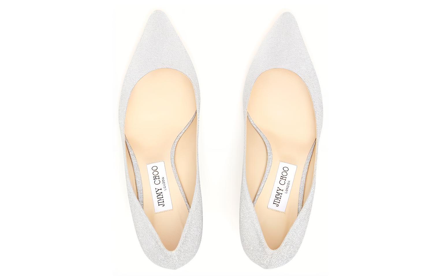 Shop (W) Jimmy Choo Romy 60 ‘银色亮片’ ROMY60XGC