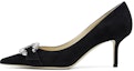Buy (Women) Jimmy Choo Romy 65 High Heels 'Saresa Black' SARESA65SUEBLACK
