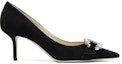 Order (Women) Jimmy Choo Romy 65 High Heels 'Saresa Black' SARESA65SUEBLACK