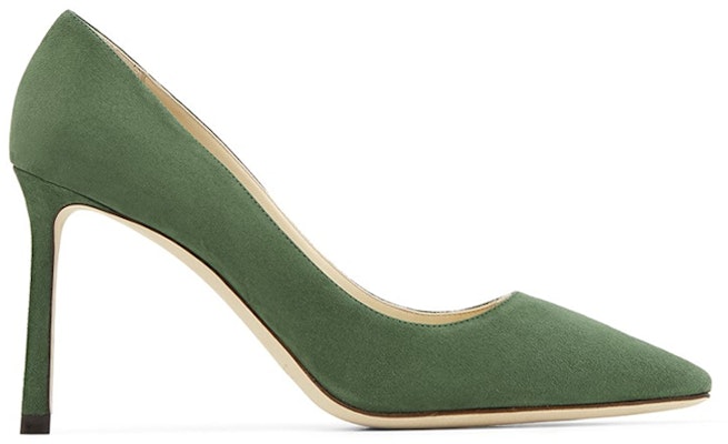 (Women) Jimmy Choo Romy 85 'Cactus Green Suede' ROMY85SUE Order (Women) Jimmy Choo Romy 85 'Cactus Green Suede' ROMY85SUE