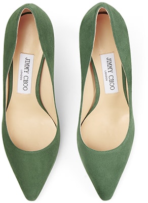 (W) Jimmy Choo Romy 85 'Cactus Green Suede' Zapatos de Tacón en Gamuza Verde Cactus ROMY85SUE Lookbook (W) Jimmy Choo Romy 85 'Cactus Green Suede' Zapatos de Tacón en Gamuza Verde Cactus ROMY85SUE