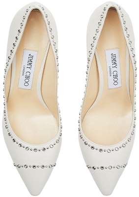 (Women) Jimmy Choo Romy 85 'Crystal Embellished White' ROMY85NXR0C7368 Shop (Women) Jimmy Choo Romy 85 'Crystal Embellished White' ROMY85NXR0C7368