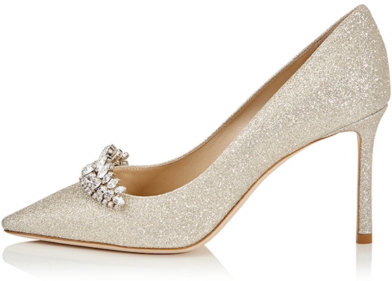 (Women) Jimmy Choo Romy 85 'Icy White Gold with Crystal Embellishment' ROMY85ARR Buy (Women) Jimmy Choo Romy 85 'Icy White Gold with Crystal Embellishment' ROMY85ARR