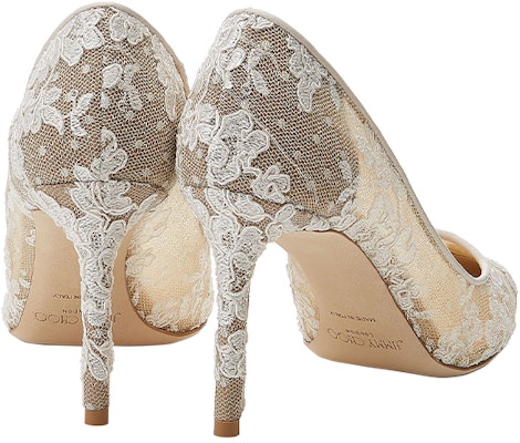 (W) Jimmy Choo Romy 85 'Encaje Floral Marfil' ROMY85ORE080002 Lookbook (W) Jimmy Choo Romy 85 'Encaje Floral Marfil' ROMY85ORE080002