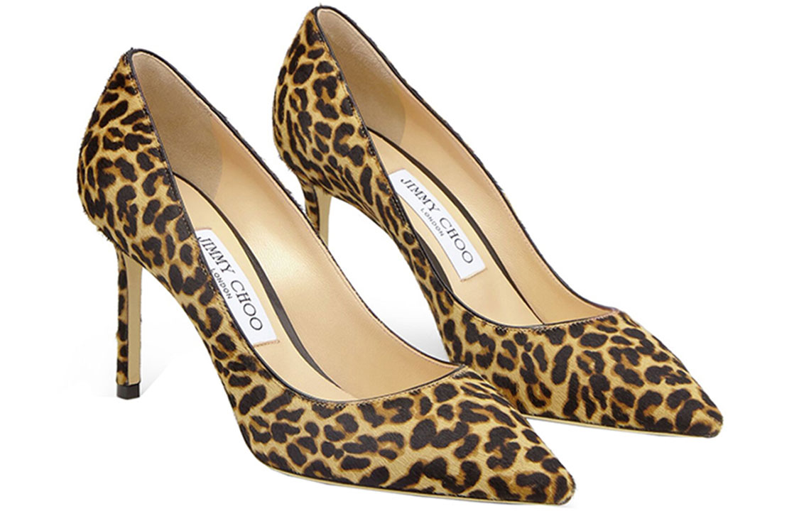 Order (W) Jimmy Choo Romy 85 ''Cetakan Macan Tutul'' ROMY85LOP-NATURALMIX